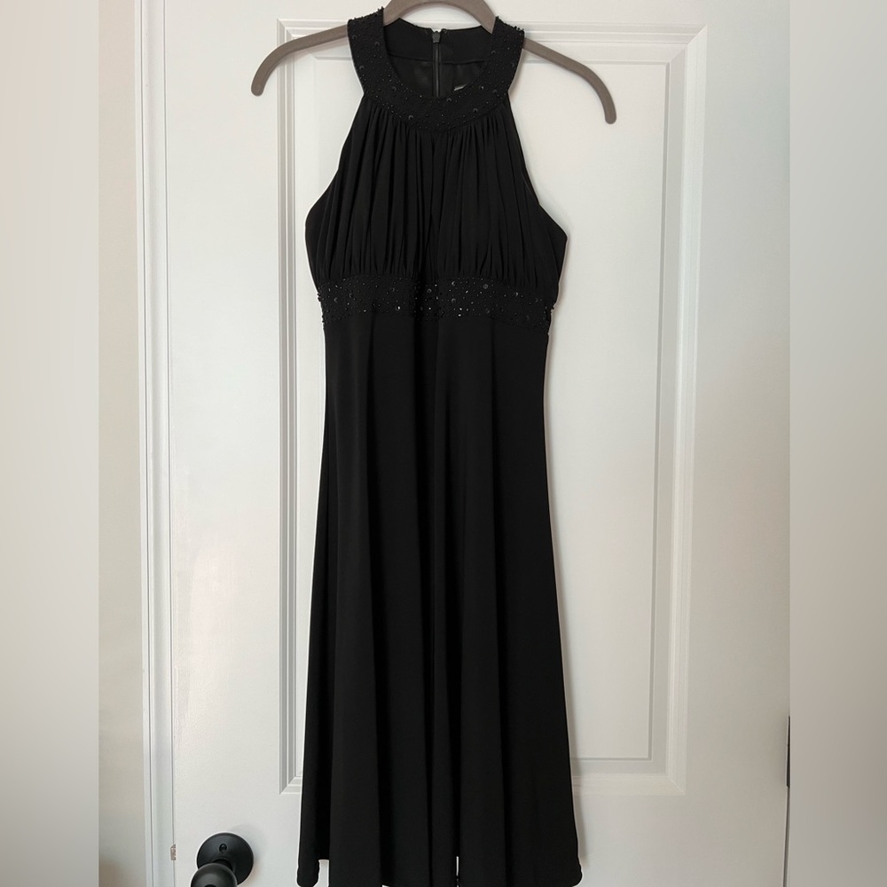 Little black dress.